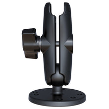RAM Mount Double Socket Arm with 2.5" Round Base