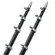 TACO 15' Telescopic Outrigger Poles HD 1-½" - Black/Silver