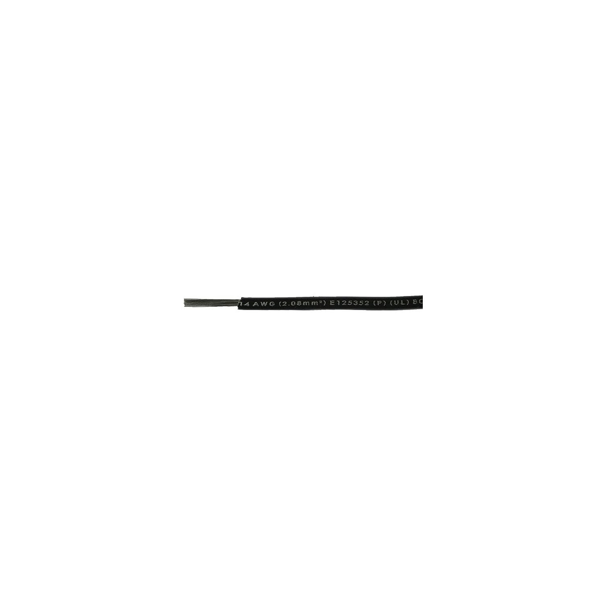 Cobra Wire Primary Tinned Copper Wire, 14 AWG, 100', Black