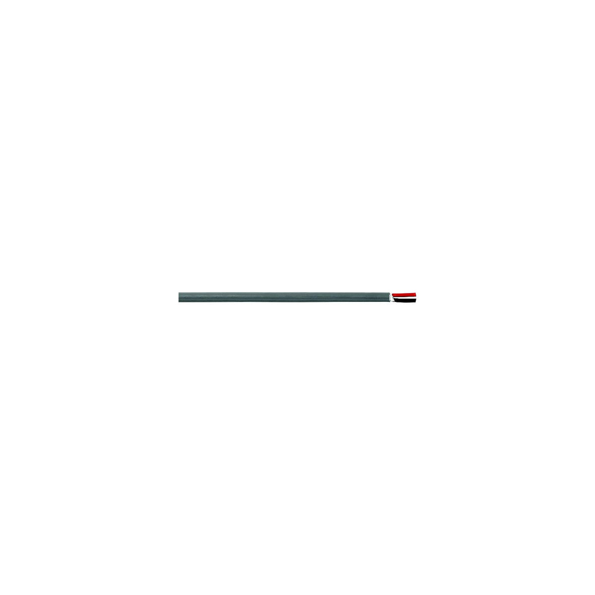 Cobra Wire Tinned Copper Round Duplex Wire, 16/2, 100', Gray
