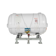 Revere Liferaft USCG/SOLAS Round Canister (A) with HRU and Cradle