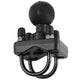 RAM Mount Stainless Steel Double U-Bolt Base with 1.5" Ball for Rails 1"-1.25" in Diameter