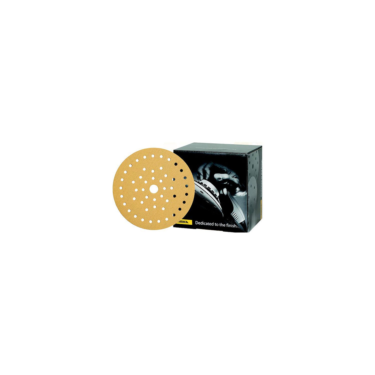 Mirka Gold Multifit Dust Free Discs, 5", P80, 50/pk