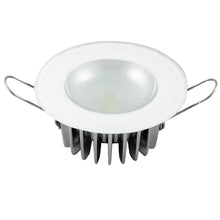 Lumitec Mirage - Flush Mount Down Light - Glass Finish/No Bezel - 4-Color Red/Blue/Purple Non Dimming with White Dimming