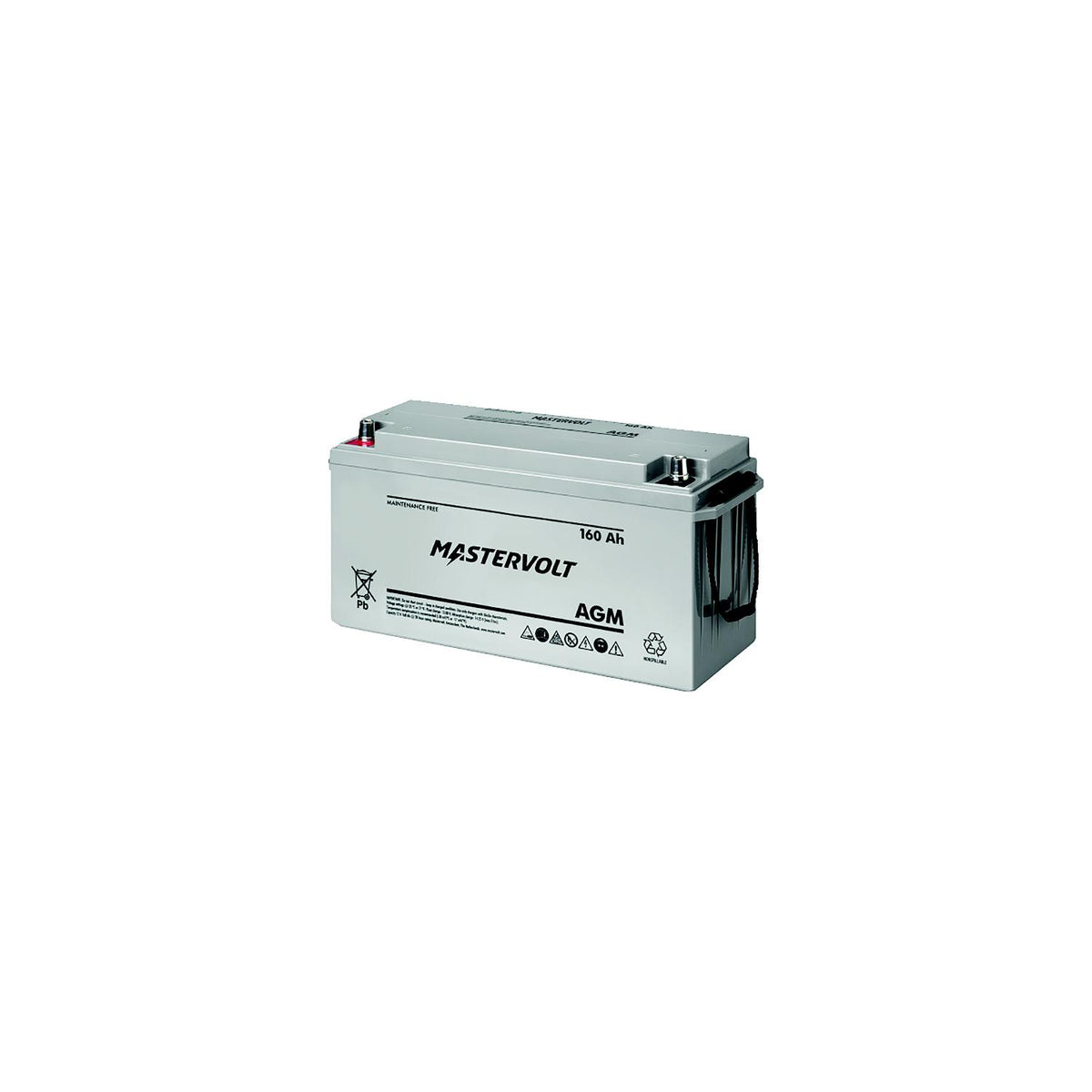 Mastervolt 12V AGM Battery, Group 4D