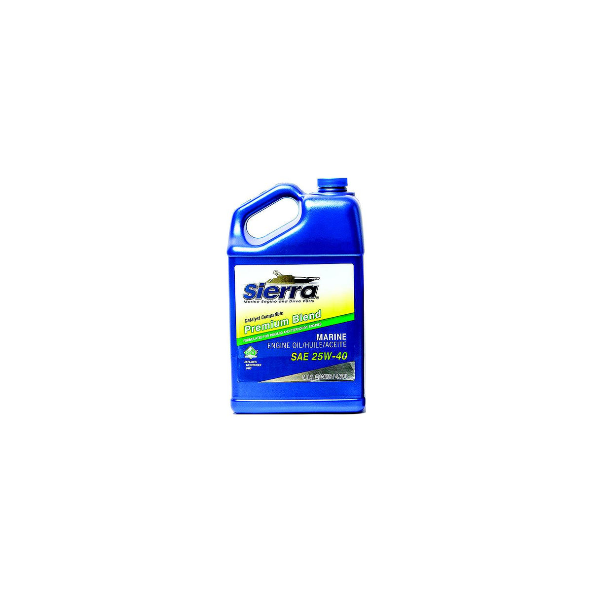Sierra 4-Cycle Stern Drive Engine Oil, 25W40 FCW, 5 Qt., Pack of 4