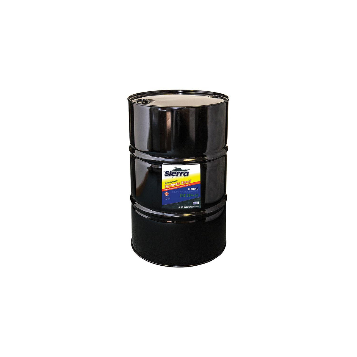 Sierra Synthetic Blend 4-Cycle Inboard-Sterndrive Engine Oil, 25W40 FCW, 55 Gal. Drum