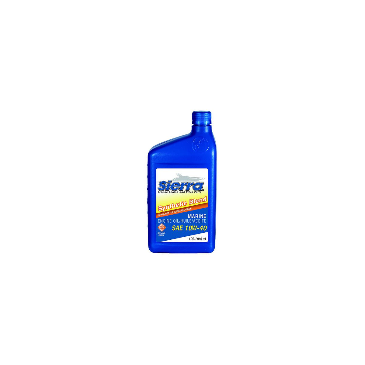 Sierra 25W50 FCW 4-Cycle Outboard Synthetic Blend Oil, 1L, Pack of 12