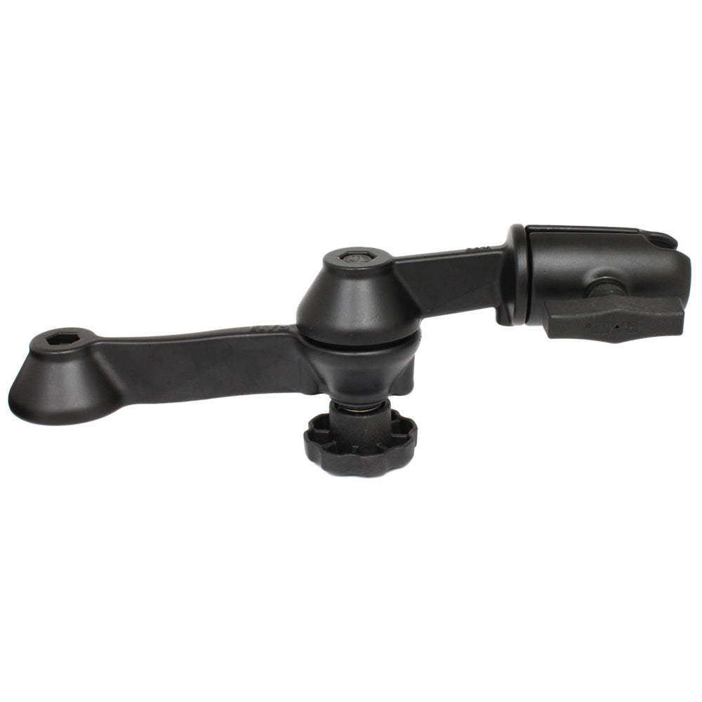 RAM Mount 12" Double Swing Arm with Open Swivel Single Socket