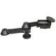 RAM Mount 12" Double Swing Arm with 2.5" Round Base - Powder Coated Marine Grade Aluminum
