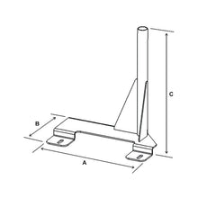 RAM Mount No-Drill Laptop Base for Ford Econoline Van (1995-2015)