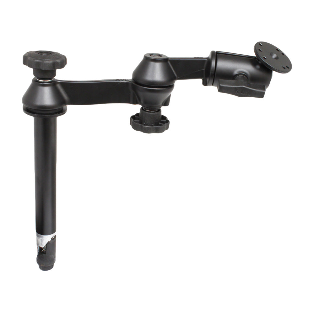 RAM Mount Double Swing Arm with 8" Male and No Female Tele-Pole