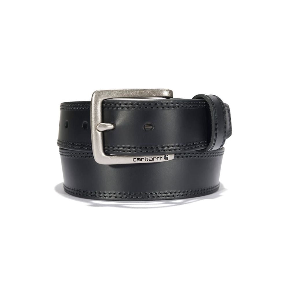 Carhartt - Burnished Leather Engraved Buckle Belt