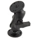 RAM Mount 1.5" Ball Mount with Short Double Socket Arm & 2/2.5" Round Bases