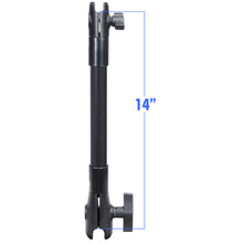 RAM Mount 14" Long Extension Pole with 1" and 1.5" Single Open Socket