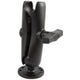 RAM Mount 1.5" Ball Double Socket Arm with 2.5" Round Base