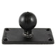 RAM Mount 2" x 4" Rectangle Base with 1.5" Ball