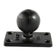 RAM Mount 1.5" x 3" Rectangle Base with 1.5" Ball