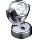 Lunasea Wall Mount LED Light with Touch Dimming - Warm White/Brushed Nickel Finish - Rotating Light