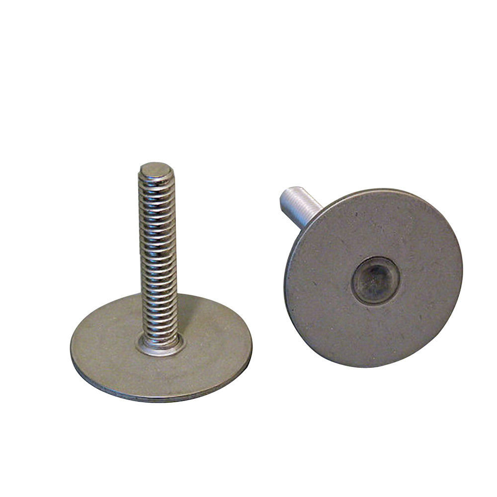 Weld Mount 1" Tall Stainless Stud with 1/4" x 20 Threads - Qty. 10