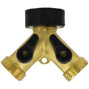 Gilmour Brass Plastic Full Flow Shut Off Valve