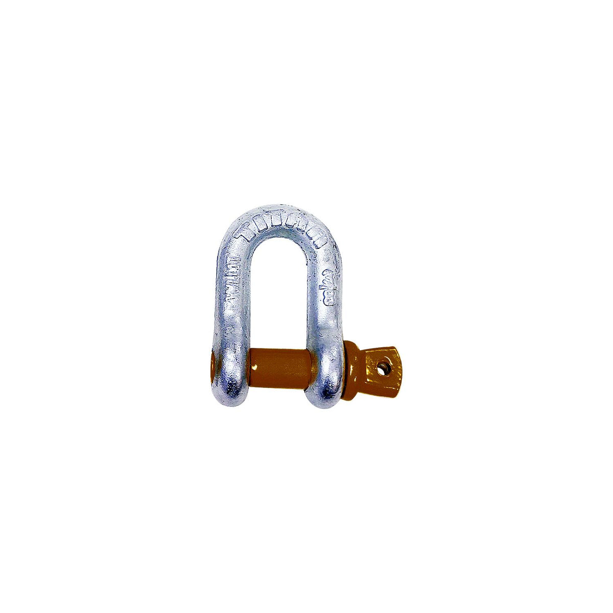 Titan Chain Hot Galvanized D Shackle, 1/4"