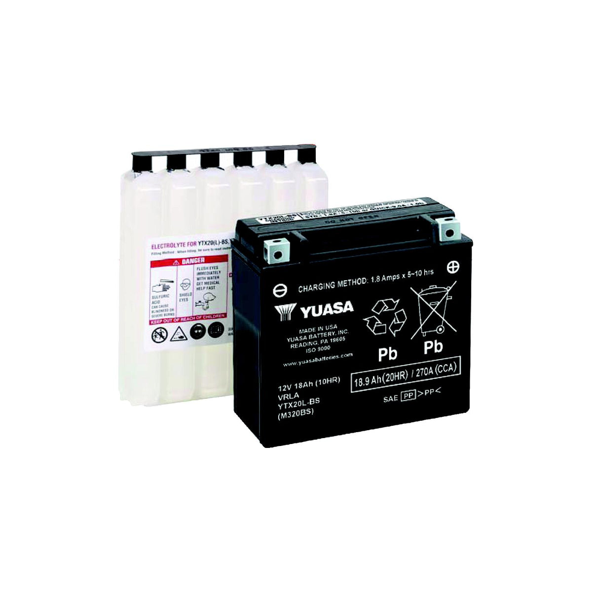 Yuasa Maintenance Free Battery - Fresh Pack