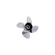 Solas 955314515 Rubex HR4 Stainless Steel Interchangeable Hub 4-Blade Propeller, RH 14.5 x 15