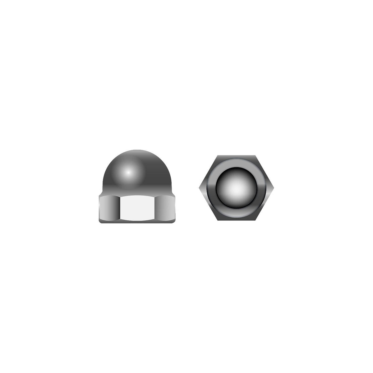 Seachoice Stainless Steel Cap Nut RP-MP1360SC