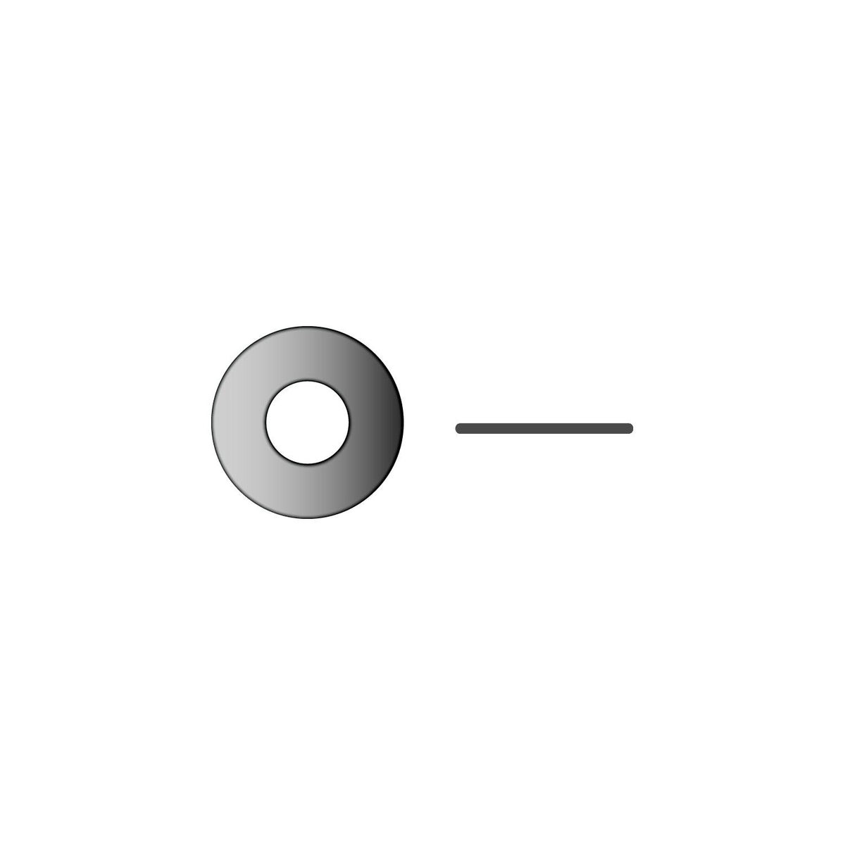 Seachoice Flat Washer, 5/8", .078" Thick, OD 1-1/2" RP-SC31404