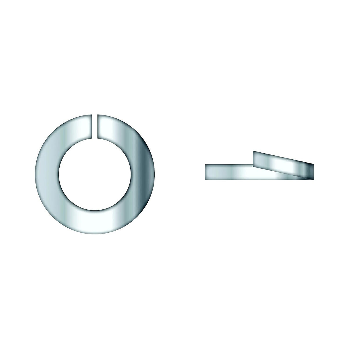 Seachoice Chrome Plated SS Flat Washer, 1/4"