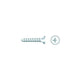 Seachoice Chrome Plated SS Phillips Tapping Screw - Flat Head, #8 x 1"