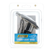 Sea Choice All-Round White Light Spare Base Zamak Die-Cast Perma-Plate Chrome Finish