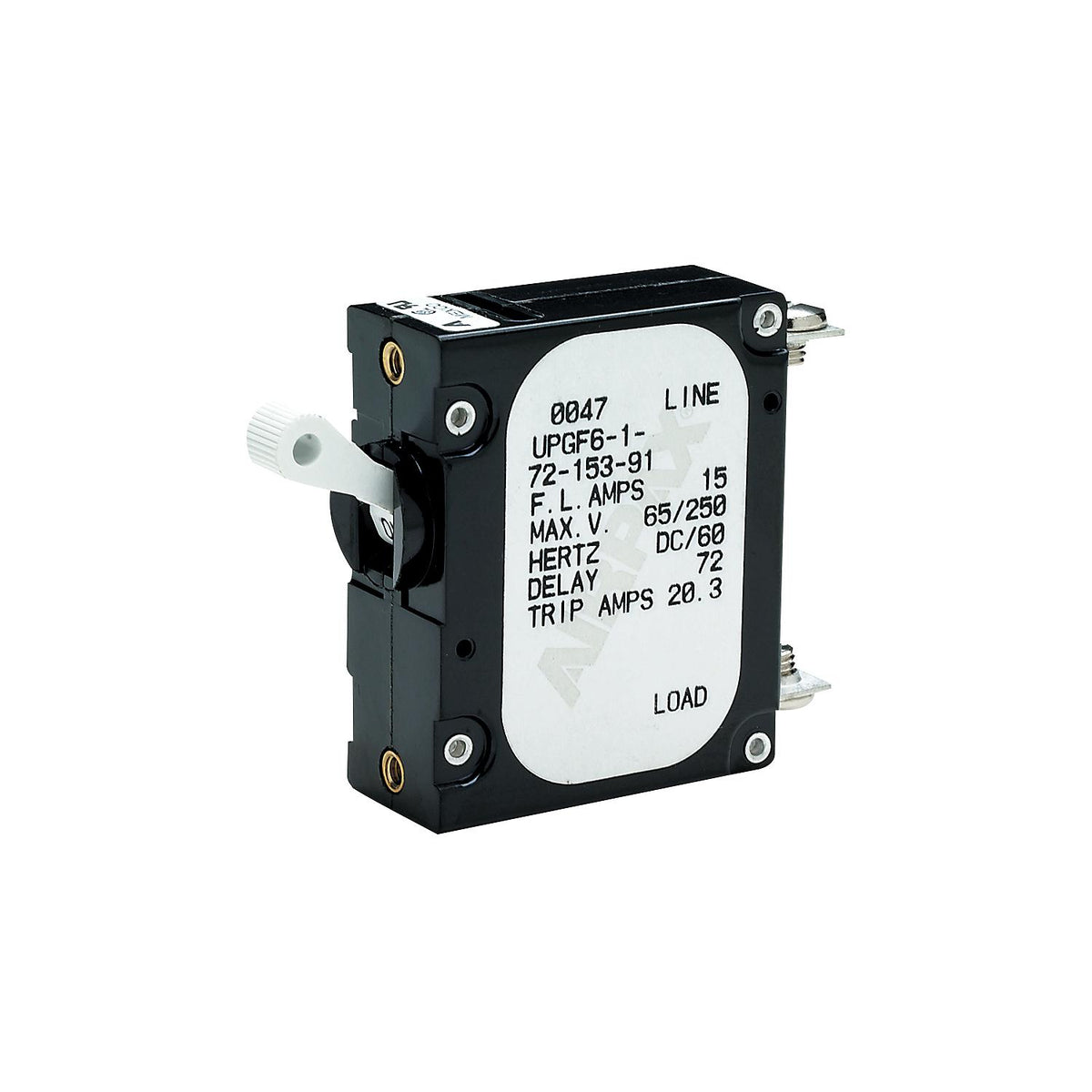 Seachoice AC/DC Panel Breaker With Single White Actuator SC50-13181