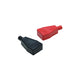 Seachoice Standard Type Battery Terminal Covers (Set Includes 1 Red and 1 Black) Fit Terminals Without Wing Nut