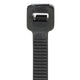 Seachoice Cable Ties, 8 in. Long, 50 Lbs. Max Load, UV Black, Pack of 1,000