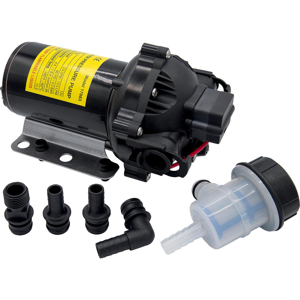 Seachoice Water-Pressure Pump, 12V, 3.5 GPM, 60 PSI