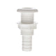 Seachoice Thru-Hull Connector with Broad Flange, Fits 3/4 In. ID Hose, 1-1/4 In. Max Hull