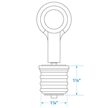 Sea Choice Moeller Snap Type Rubber Drain Plug