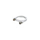 Seachoice 20' RG58U White Coaxial Antenna Cable Assembly, Includes PL259 Fittings on Both Ends