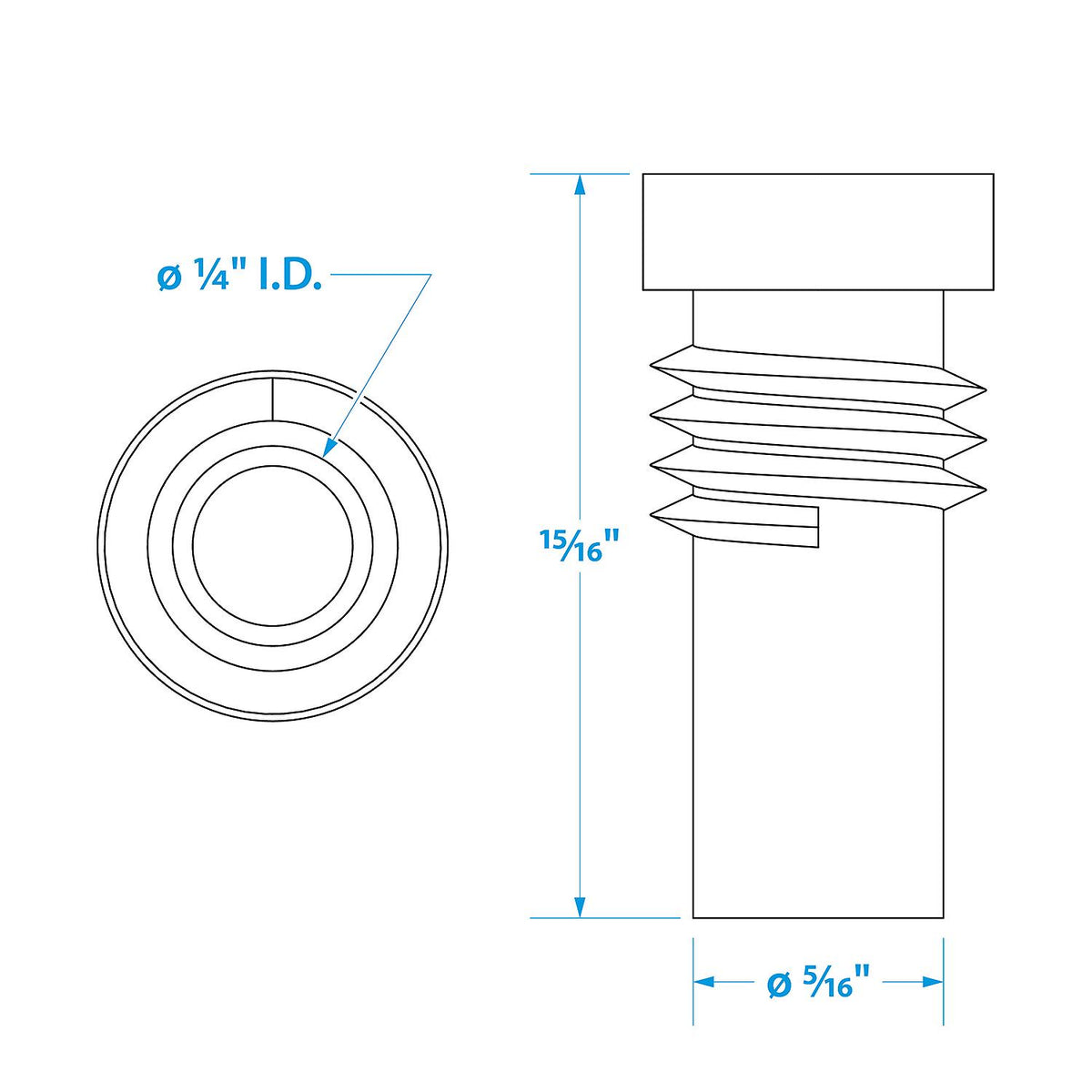Seachoice UG176 Adapter, VHF Cable Antenna Connector