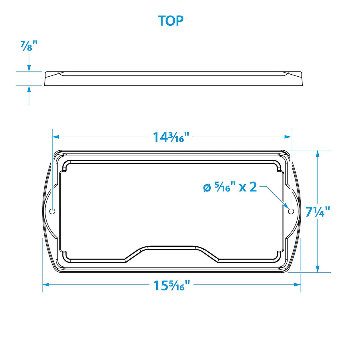 Seachoice Premium Battery Tray with Stainless Steel Hardware, 29 Series