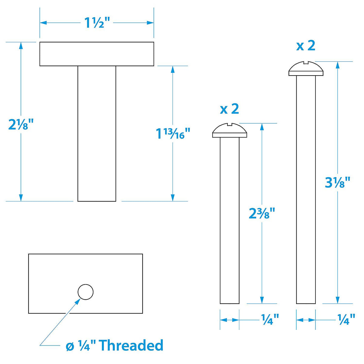 Seachoice Mounting Bolt and Isolator Kit for Motorguide Trolling Motors, Stainless Steel Screws