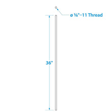 Sea Choice Stainless Steel Threaded Rod