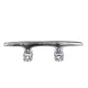 Seachoice Hollow Base Yacht Cleat, Chrome-Plated Cast Brass, 5-1/2 In. Long