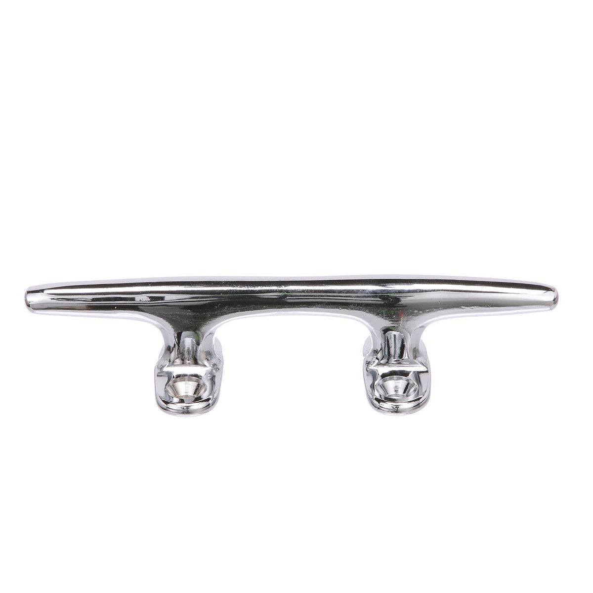 Seachoice Hollow Base Yacht Cleat, Chrome-Plated Cast Brass, 6-1/2 In. Long