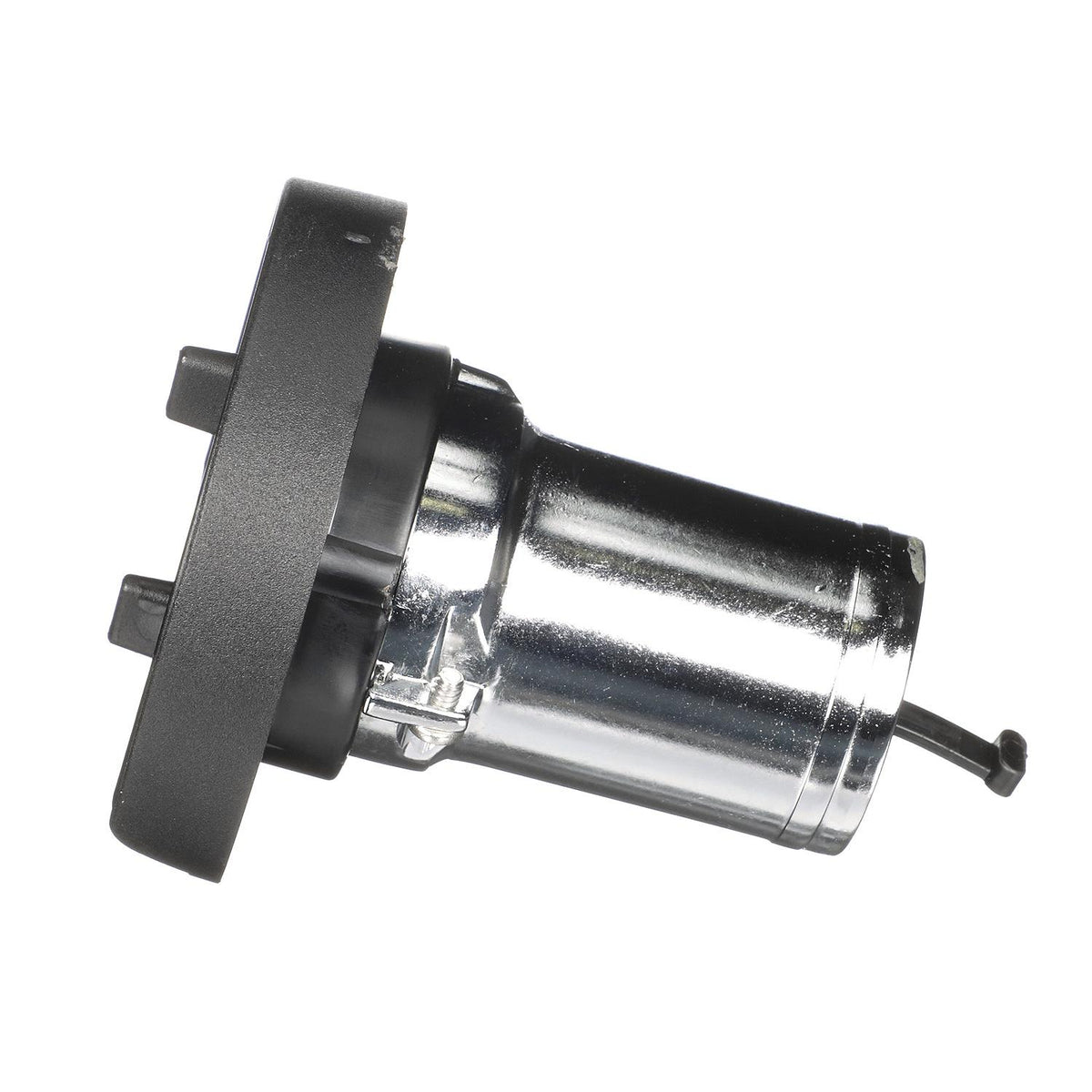 Seachoice Deck Mount Gas Fill Plate with Plastic Cap, Chrome-Plated Zinc, Includes Ground Screw and Cap Tether Strap