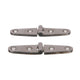 Seachoice Marine-Grade Strap Hinges, Polished 316 Stainless Steel, 4 in. X 1 in., Pack of 2