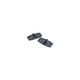 Seachoice Door Hinge, 2-3/4" x 1-3/8", Black Nylon, Pair