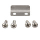 Seachoice Flush Mount Slam Latch, Rust-Free White Plastic, 2 in. Diameter